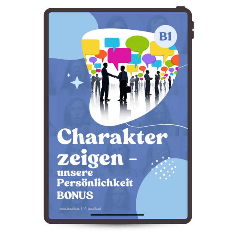 Bonus: Charakter zeigen – unsere Persönlichkeit