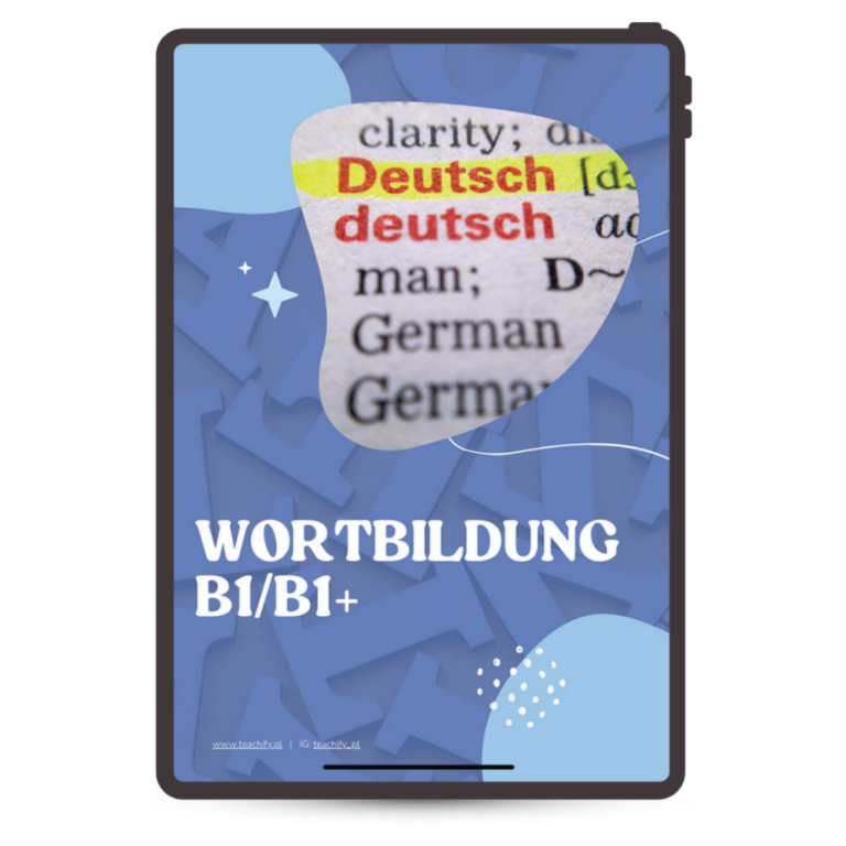 WORTBILDUNG – set 1 B1/B1+