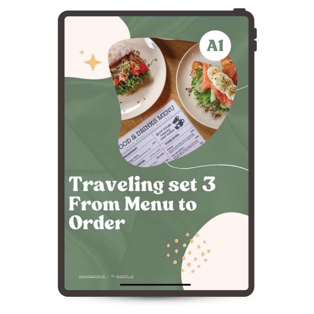 Traveling set 3 – From Menu to Order