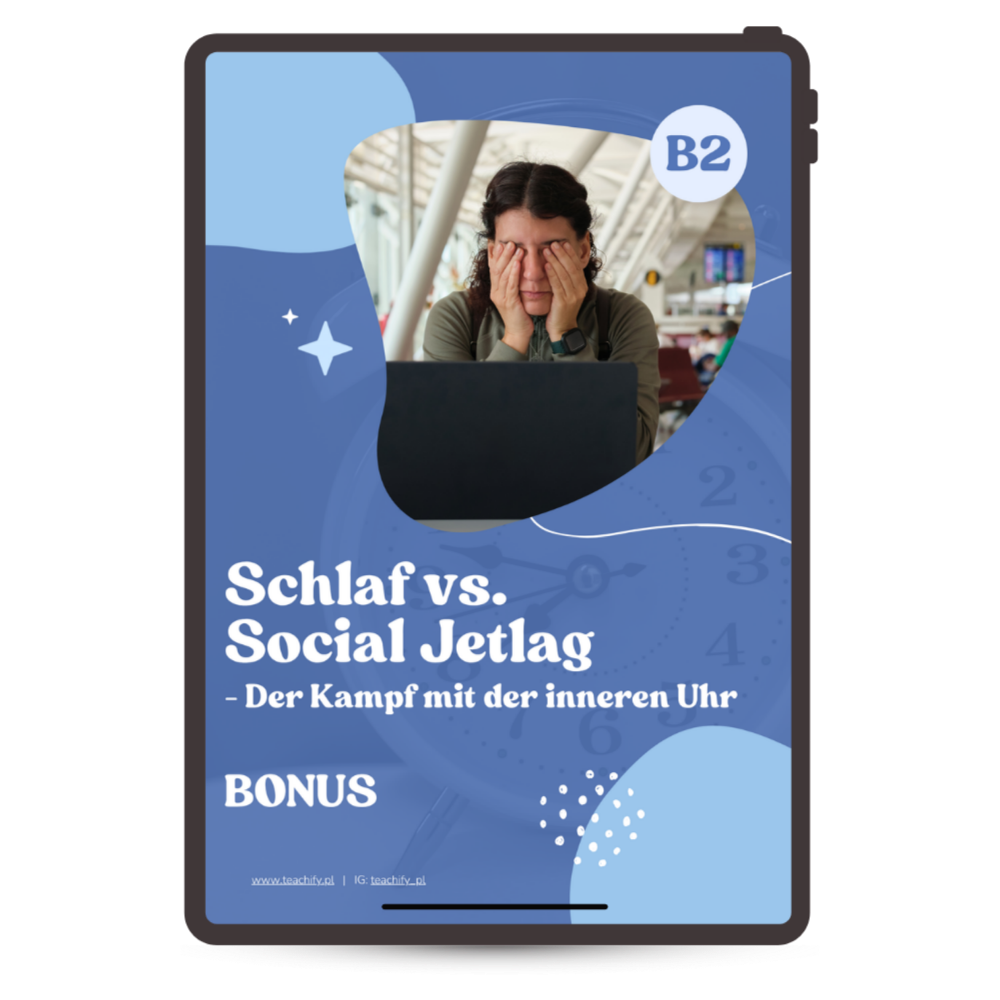 Bonus: Schlaf vs. Social Jetlag