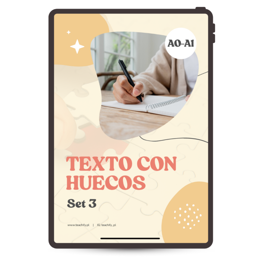Texto con huecos set 3