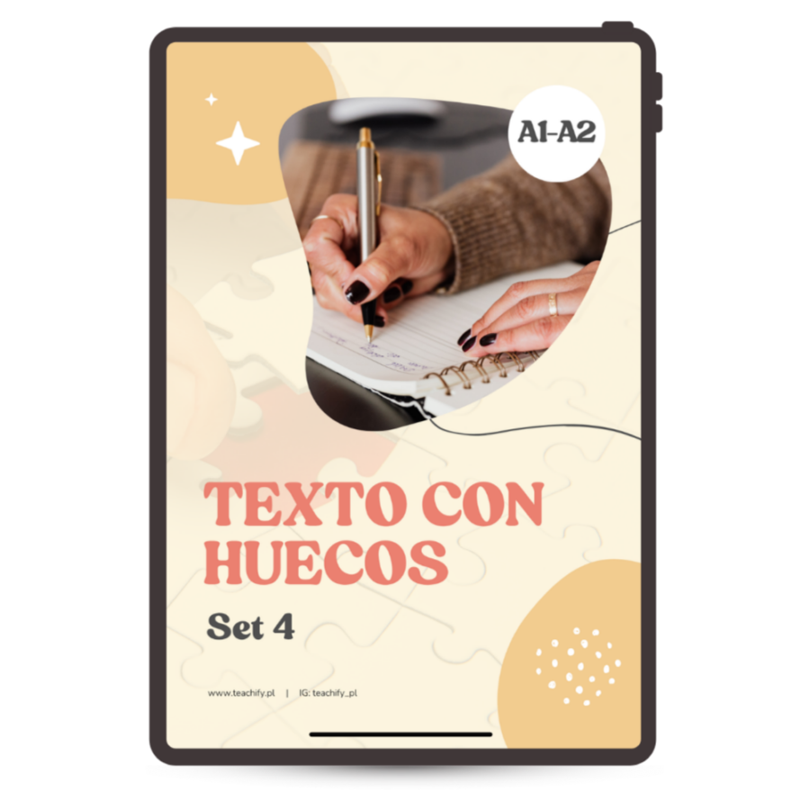 Texto con huecos set 4